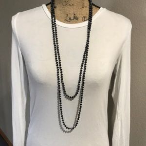 Black versatile necklace